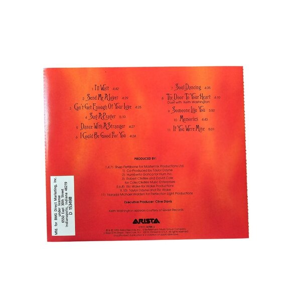 Taylor Dayne Soul Dancing Music CD Album 1990s bmg 37546cd - Picture 2 of 2